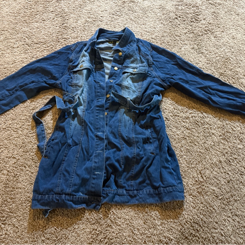 Taxi Blue Denim Jacket size 1x